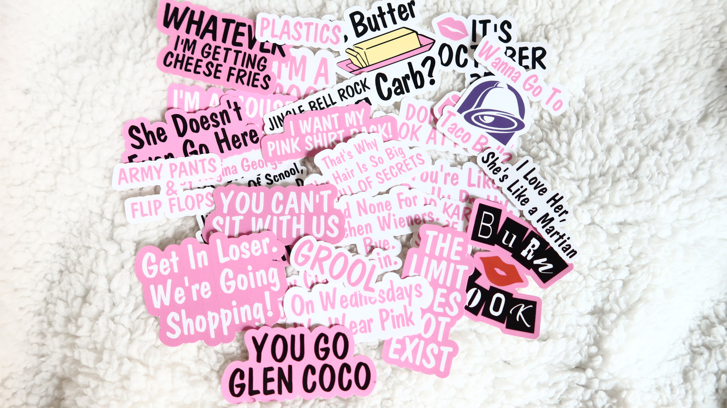 Burn Book Stickers