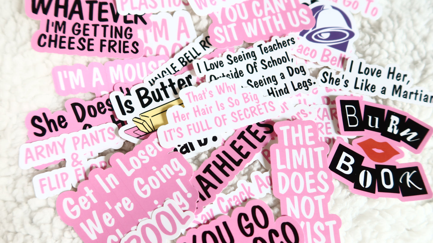 Burn Book Stickers