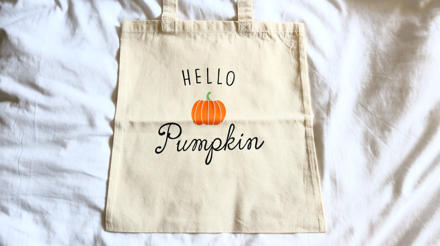 Hello Pumpkin Tote Bag