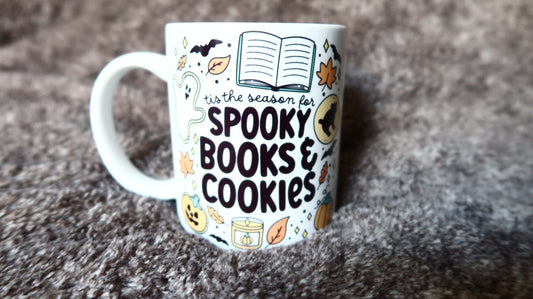 Spooky Books & Cookies Mug