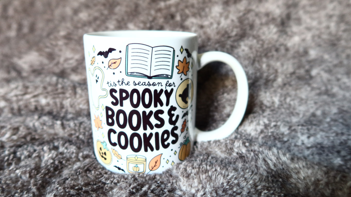 Spooky Books & Cookies Mug